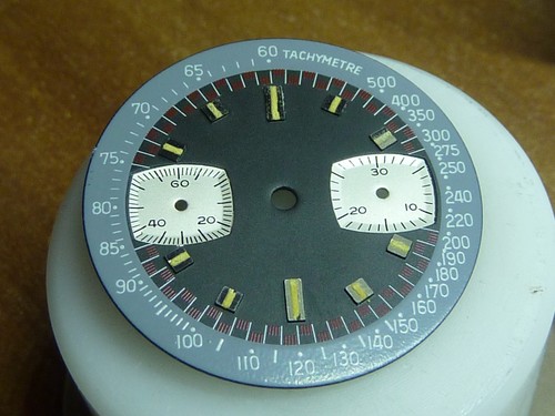 Cadran montre chronographe - cadran,